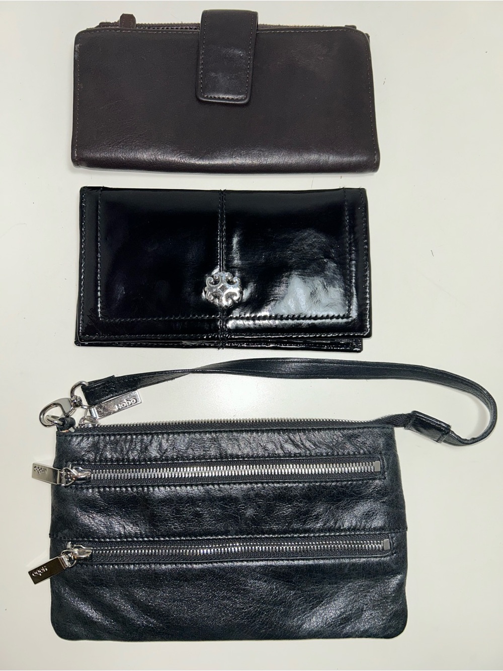 Hobo The Original Brighton Rachel Roy Lot of 3  Wallet Handbag Set